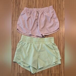 NWOT Avia Pink and Green Shorts